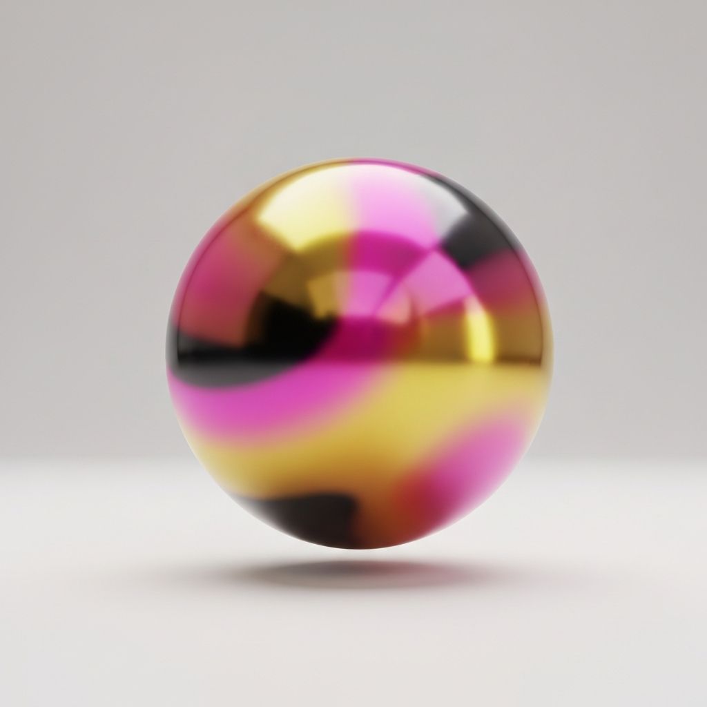 3D colorful sphere