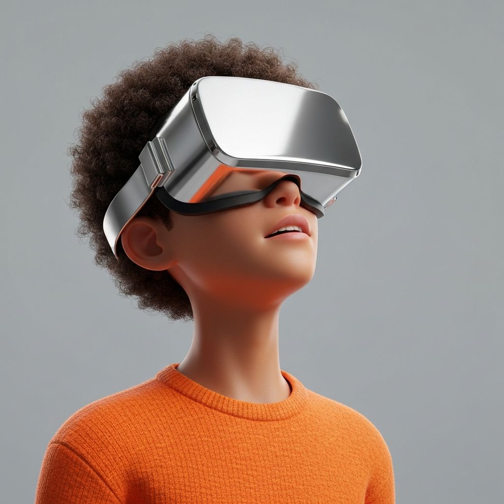 Person with VR goggles